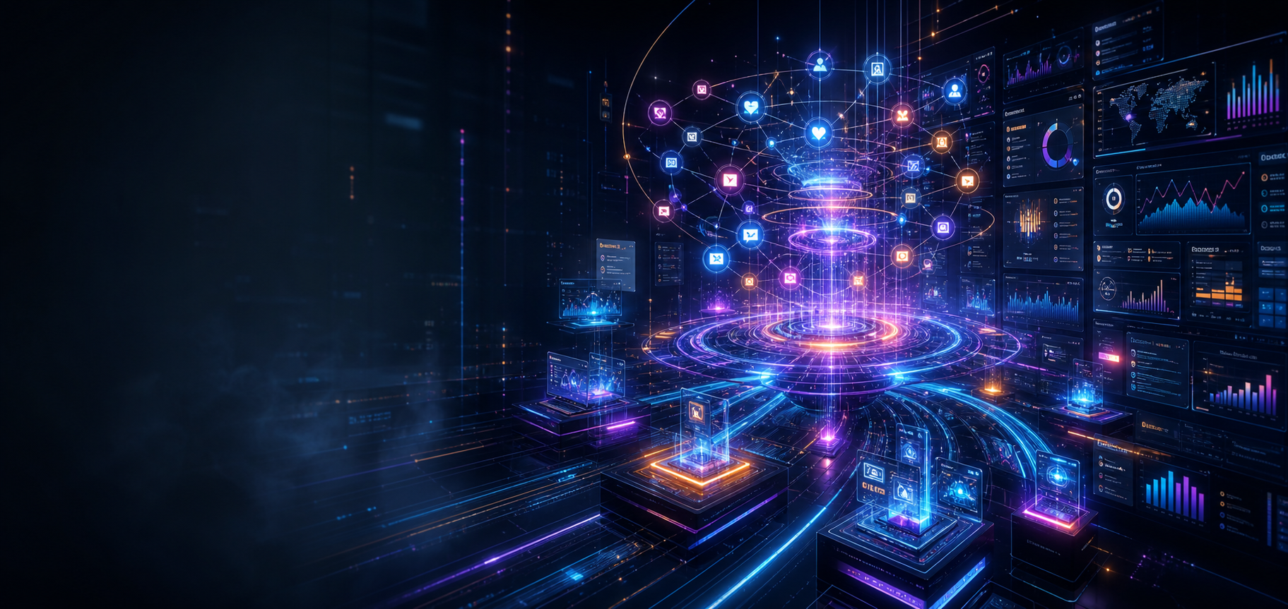 Vortexia AI 出海社媒矩阵运营系统